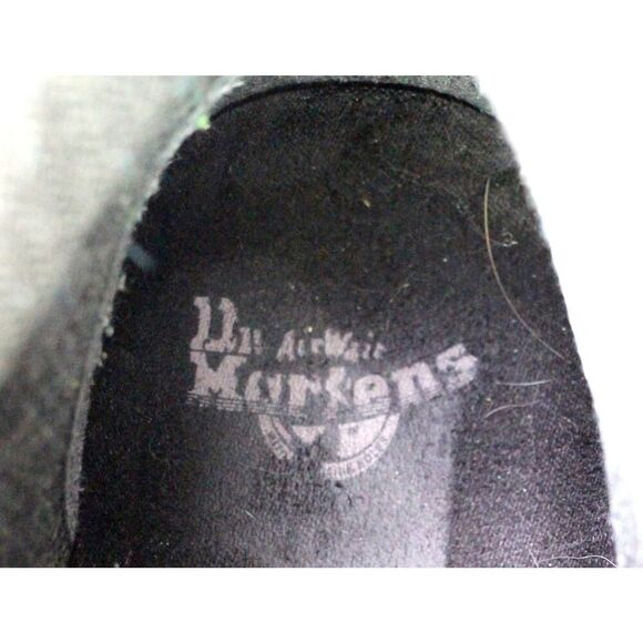 Dr. Martens BLACK GENUINE LEATHER FLAT LACE UP ROUND TOE ANKLE BOOTS Size 8/39EU - Picture 11 of 11